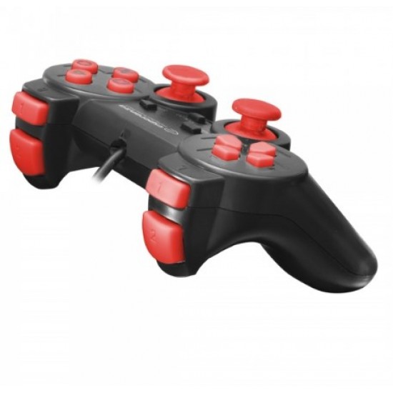 Esperanza EGG106R Gaming Controller Gamepad PC,Playstation 2,Playstation 3 Analogue / Digital USB 2.0 Black,Red