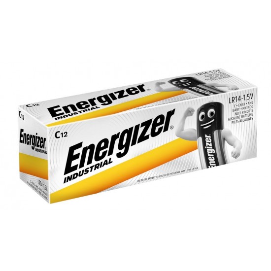 ENERGIZER BATTERY INDUSTRIAL PRO LR14 C R14 1.5V 12PCS