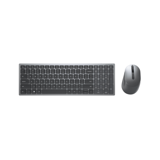 DELL KM7120W keyboard RF Wireless + Bluetooth QWERTY US International Grey, Titanium