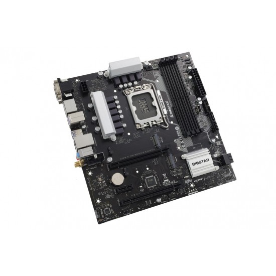 Biostar B760MZ-E PRO motherboard Intel B760 LGA 1700 micro ATX