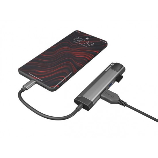 NATEC MULTIPORT FOWLER GO USB-C -> HUB USB, HDMI