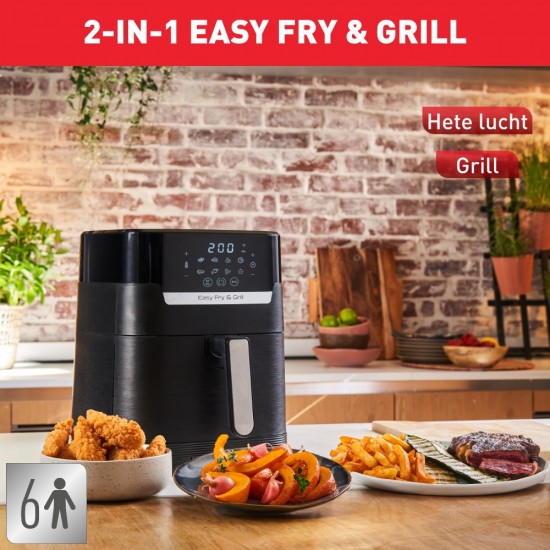 Tefal Easy Fry & Grill EY5058 Single 4.2 L Stand-alone 1550 W Hot air fryer Black