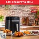 Tefal Easy Fry & Grill EY5058 Single 4.2 L Stand-alone 1550 W Hot air fryer Black