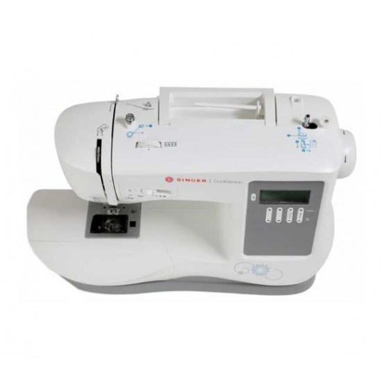 Singer 7640 sewing machine, electric current, white