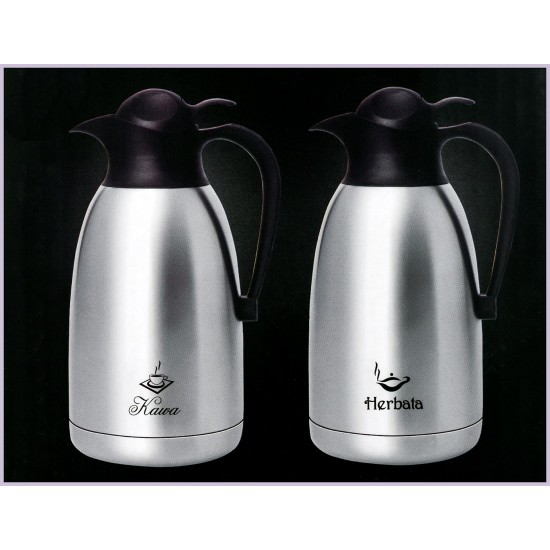 PROMIS Steel jug 2.0 l, coffee print