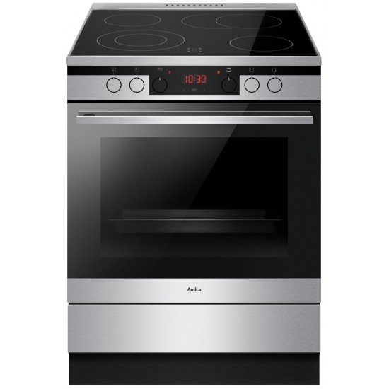 Amica 6226CE3.434TsKDpHa(Xx) Freestanding cooker Ceramic Stainless steel A