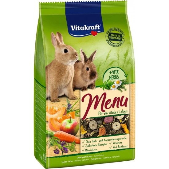 VITAKRAFT Menu Vital - rabbit food - 3kg