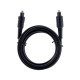 Gembird Toslink, 2m audio cable Black