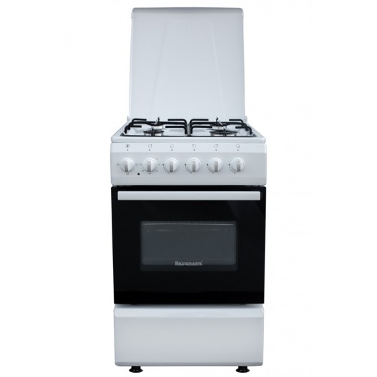 Ravanson KWGE-K50N cooker Freestanding cooker Gas White A