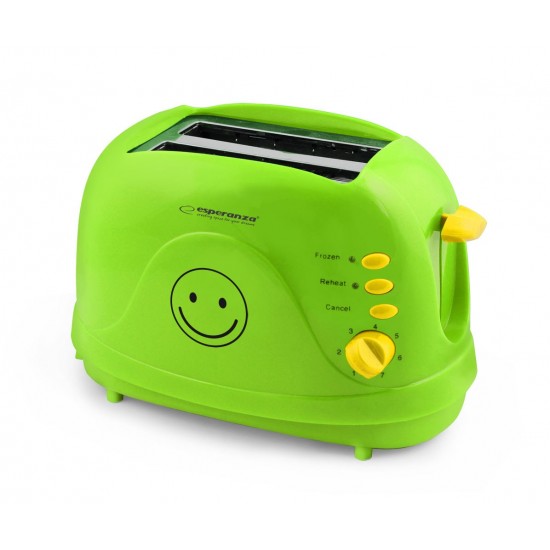 Esperanza EKT003 Toaster 750 W Green