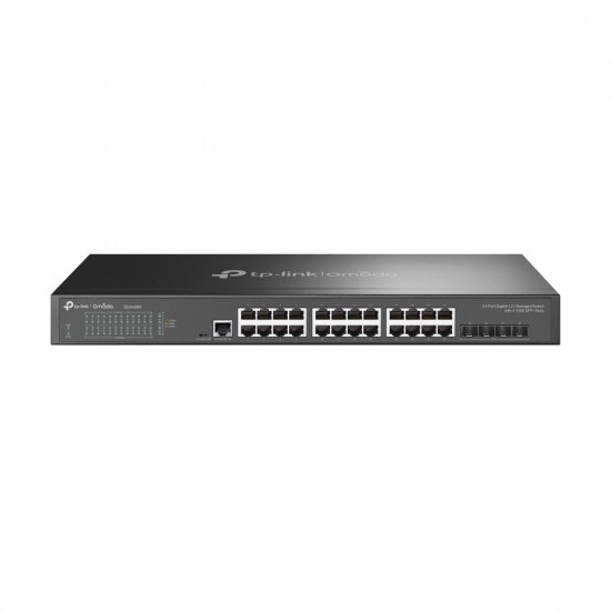 TP-Link Omada 24-Port Gigabit L2+ Managed Switch with 4 10GE SFP+ Slots