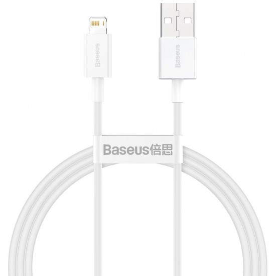 Baseus CALYS-A02 mobile phone cable White 1 m USB A Lightning