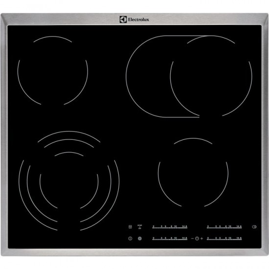 Electrolux EHF46547XK Black Built-in Ceramic 4 zone(s)