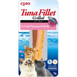 INABA Grilled Tuna in Crab flavoured broth - cat treats - 15 g