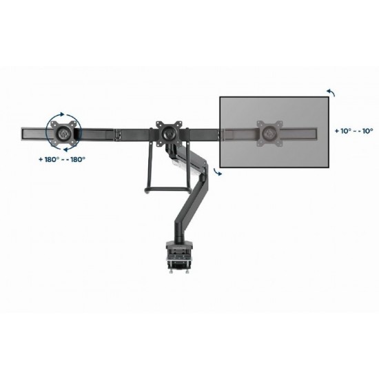 Gembird MA-DA3-03 monitor mount / stand 68.6 cm (27