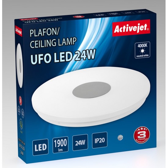 Modern LED ceiling plafond Activejet UFO LED 24W