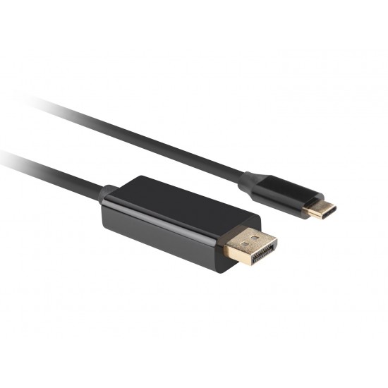 Lanberg CA-CMDP-10CU-0030-BK video cable adapter 3 m USB Type-C DisplayPort Black