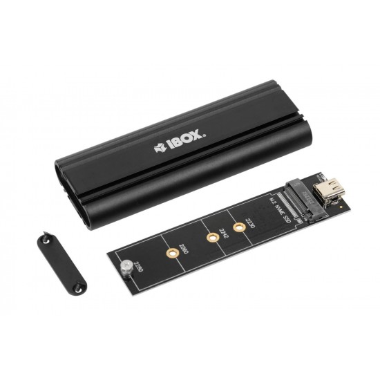 iBox HD-07 SSD enclosure Black M.2