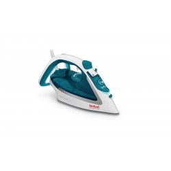 Tefal EasyGliss Plus FV5718 iron Dry & Steam iron Durilium soleplate 2400 W Turquoise, White