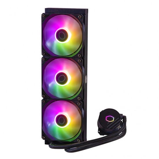 Cooler Master MasterLiquid 360L Core ARGB Processor Liquid cooling kit 12 cm Black