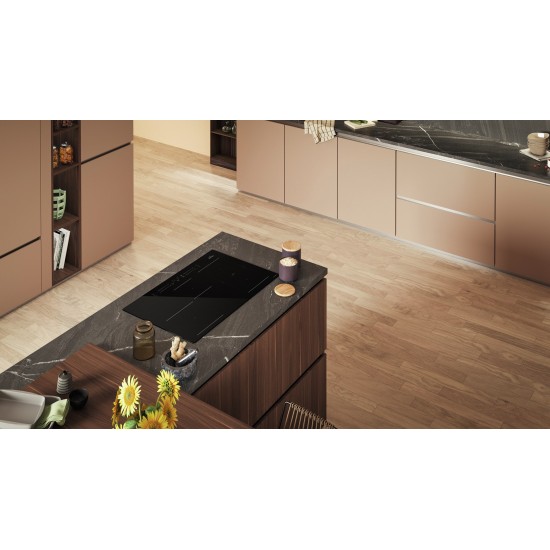 Hotpoint HS 1377C CPNE Black Built-in 77 cm Zone induction hob 4 zone(s)