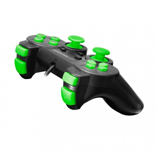 Esperanza EGG106G Gaming Controller Gamepad PC,Playstation 2,Playstation 3 Analogue / Digital USB 2.0 Black, Green