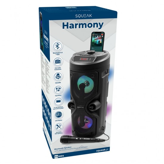 SQUEAK KARAOKE SPEAKER HARMONY BT 5.0 SQ1004