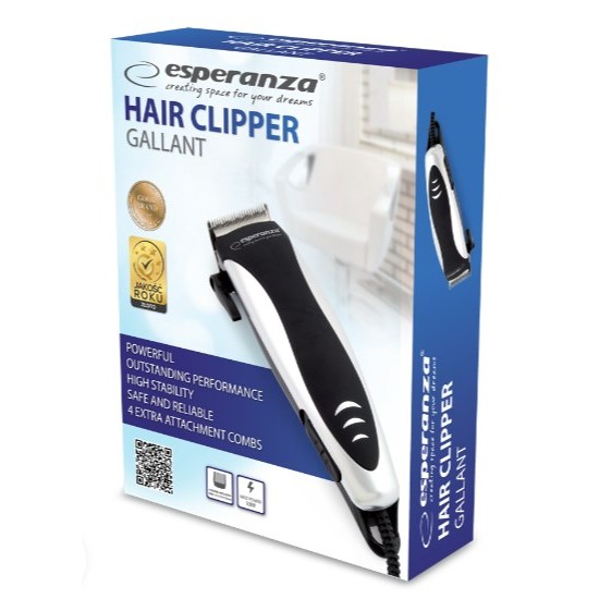 Esperanza EBC005 hair trimmers/clipper Black, White