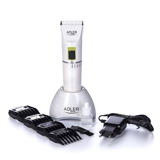 Adler AD 2827 hair trimmers/clipper Black, White 4 Lithium