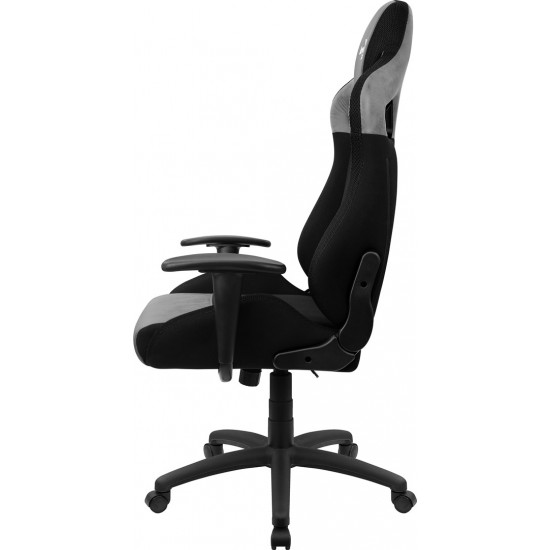 Aerocool EARL AeroSuede Universal gaming chair Black, Grey