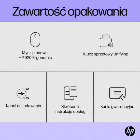 HP 920 Ergonomic Wireless Mouse