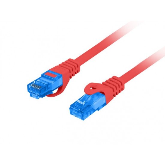 LANBERG PATCHCORD S/FTP CAT.6A 1.5M RED LSZH