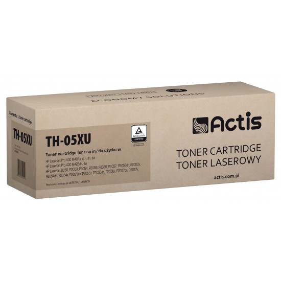 Actis TH-05XU Toner Universal (replacement for HP 05X CE505X, CF280X, Standard; 7200 pages; black)