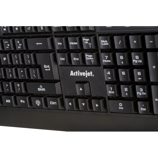 Activejet K-3255 Keyboard Wired USB Black