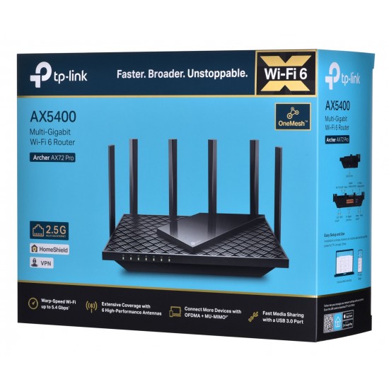 TP-Link Archer AX5400 Multi-Gigabit WiFi 6 Router