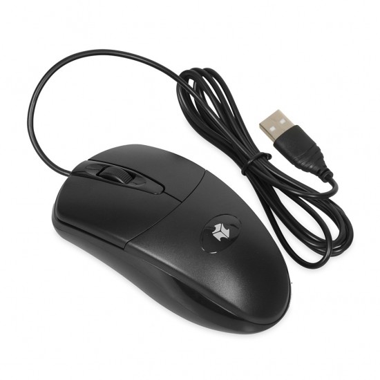 iBOX i007 wired optical mouse, black