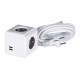 Allocacoc PowerCube Extended USB E(FR), 3m power extension 4 AC outlet(s)