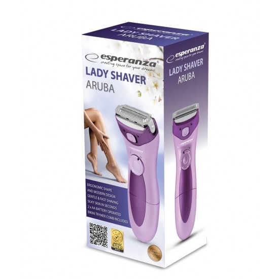 EBG003V Esperanza Purple women's shaver