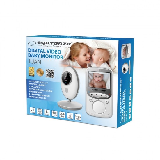 Esperanza EHM003 LCD Baby Monitor 2.4