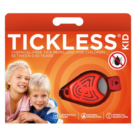 Odstraszacz kleszczy dla dzieci TickLess Kid orange