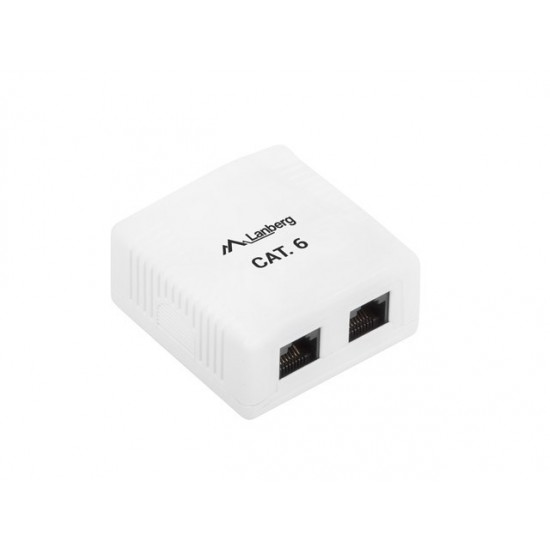 Lanberg OU6-0002-W outlet box RJ-45 White