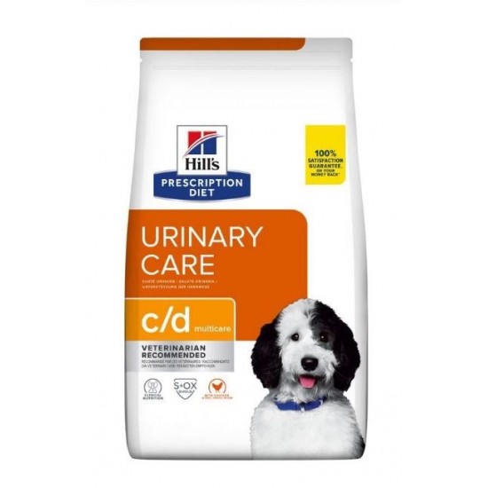 HILL'S PRESCRIPTION DIET Canine Urinary Care c/d Multicare Dry dog food Chicken 1,5 kg