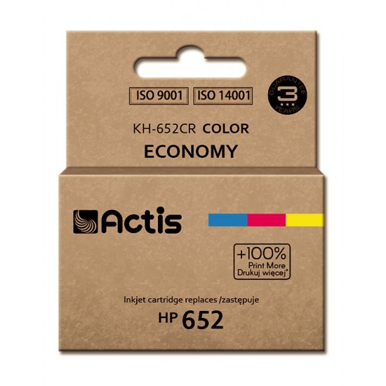 Actis KH-652CR ink (replacement for HP 652 F6V24AE; Standard; 15 ml; color)