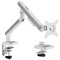 Ergo Office ER-751 Monitor Desk Mount Gas Spring 9kg Adjustable VESA 75x75 100x100 17