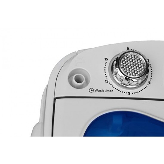 Adler AD 8051 washing machine Top-load 3 kg Blue, White