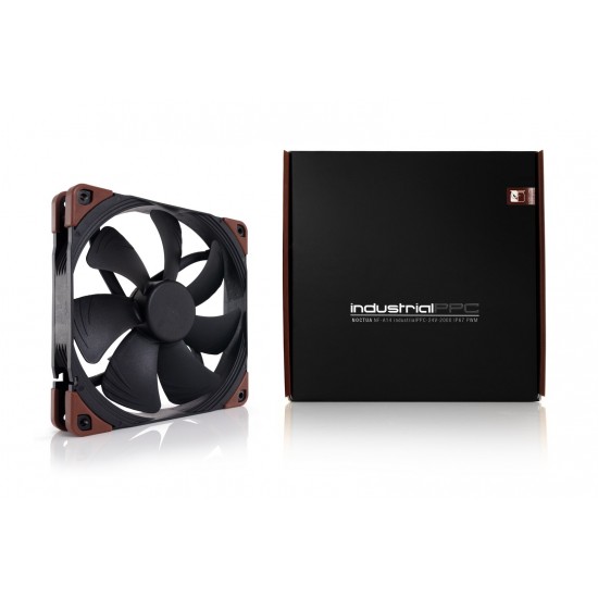 Noctua NF-A14 INDUSTRIALPPC-2000 IP67 PWM Computer case Fan 14 cm Black, Brown