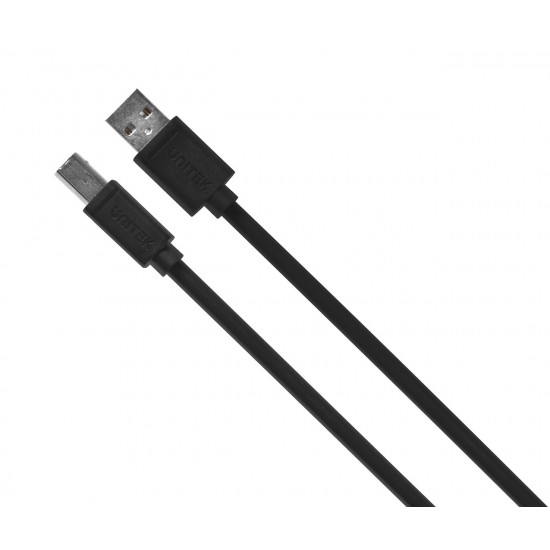 UNITEK Y-C421GBK USB cable 5 m USB 2.0 USB A USB B Black