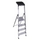 Krause Secury Folding ladder silver