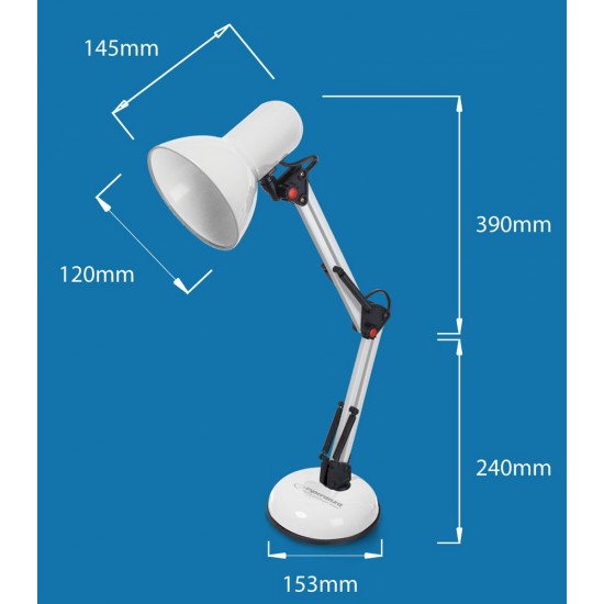 Esperanza ELD112K desk lamp Black