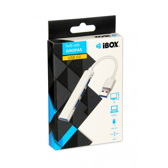 iBOX USB HUB  1x USB 3.0 + 3x USB 2.0